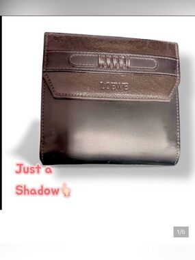 Loewe Black Leather Wallet